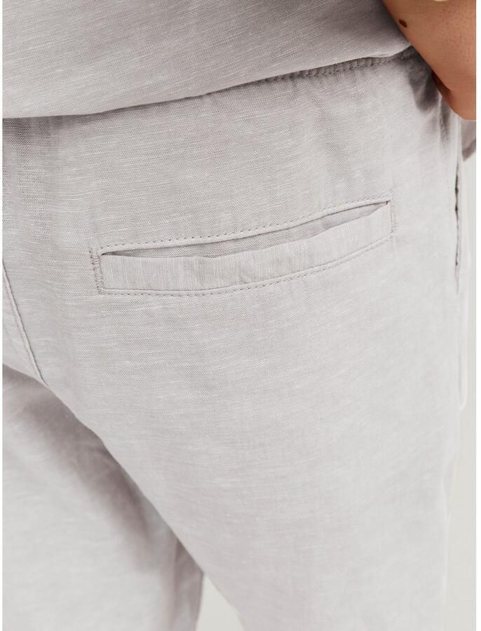 Jack & jones JUNIOR broek JPSTKANE JJSUMMER lichtgrijs Jongens Stretchkatoen 128 - Foto 3