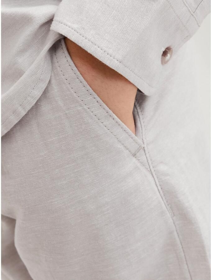 Jack & jones JUNIOR broek JPSTKANE JJSUMMER lichtgrijs Jongens Stretchkatoen 128 - Foto 5