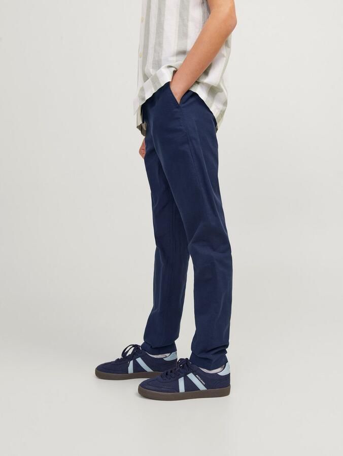 Jack & jones JUNIOR broek JPSTKANE JJSUMMER donkerblauw Jongens Stretchkatoen 128 - Foto 14