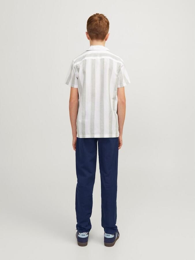 Jack & jones JUNIOR broek JPSTKANE JJSUMMER donkerblauw Jongens Stretchkatoen 128 - Foto 3