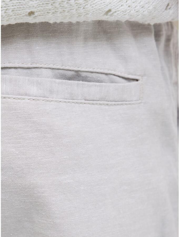 Jack & jones JUNIOR broek JPSTKANE JJSUMMER lichtgrijs Jongens Stretchkatoen 128 - Foto 4