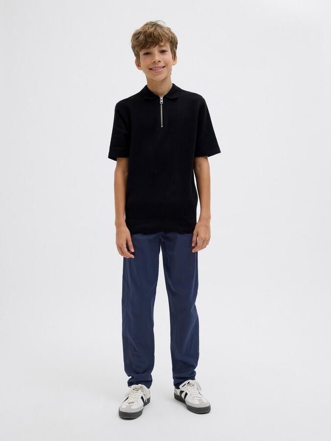 Jack & jones JUNIOR broek JPSTKANE JJSUMMER donkerblauw Jongens Stretchkatoen 128 - Foto 6