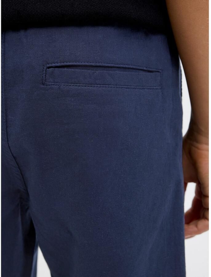 Jack & jones JUNIOR broek JPSTKANE JJSUMMER donkerblauw Jongens Stretchkatoen 128