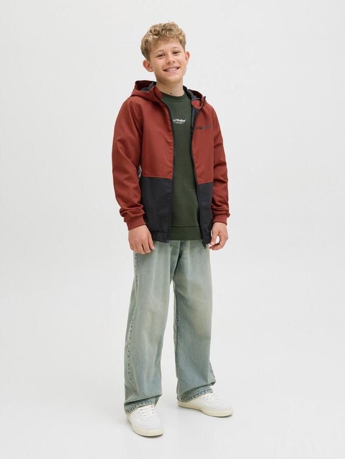 Jack & Jones Junior Outdoorjack JJERUSH waterafstotend met capuchon matte finish - Foto 4