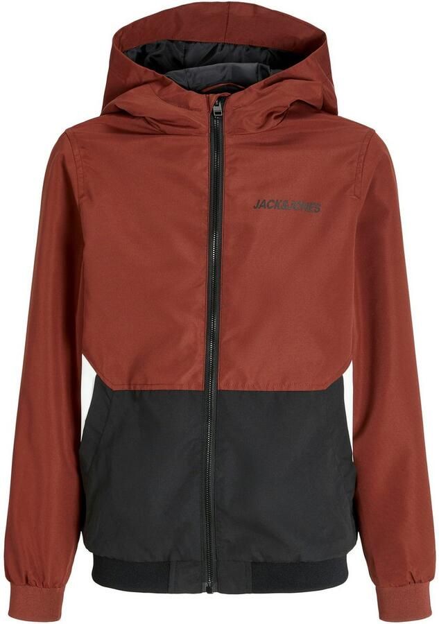 Jack & Jones Junior Outdoorjack JJERUSH waterafstotend met capuchon matte finish - Foto 5