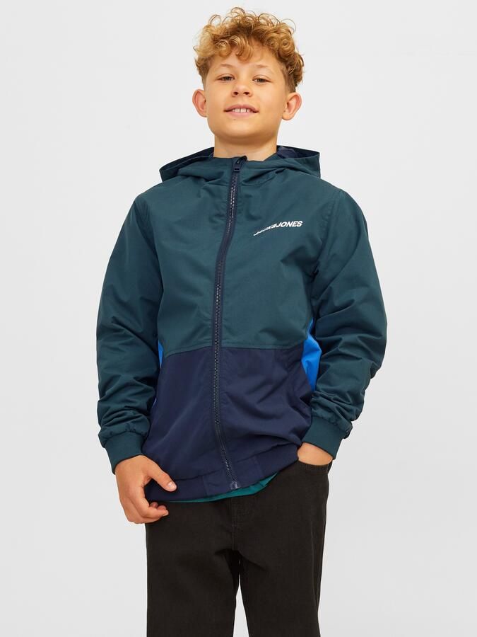 Jack & Jones Junior Outdoorjack JJERUSH waterafstotend met capuchon matte finish - Foto 7