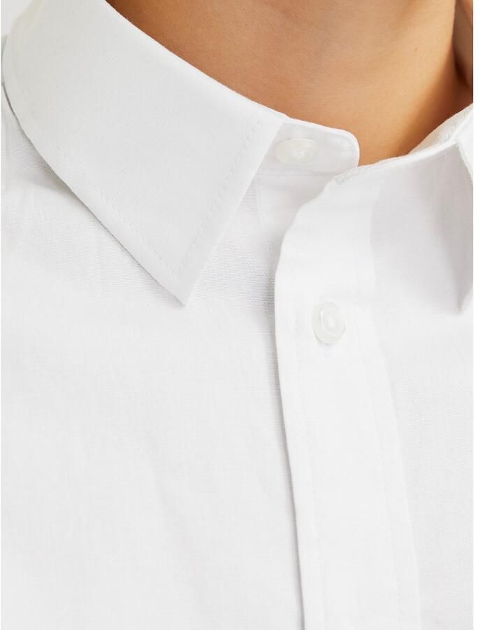 Jack & Jones Junior Overhemd met lange mouwen JJEAXEL elastisch en gemakkelijk te combineren effen modieus regular fit geweven overhemdkraag - Foto 3