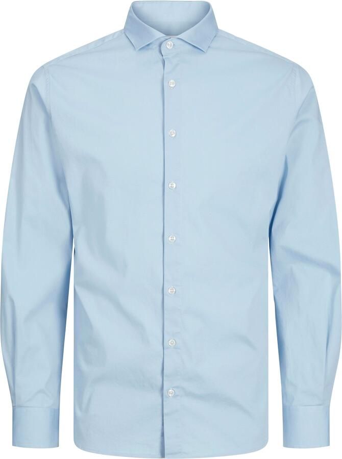Jack & Jones Junior Overhemd met lange mouwen JJEAXEL elastisch en gemakkelijk te combineren effen modieus regular fit geweven overhemdkraag - Foto 4