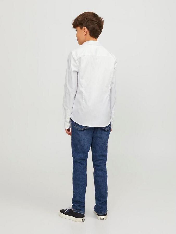 Jack & Jones Junior Overhemd met lange mouwen JPRPARMA cool elastisch combineerbaar effen modieus regular fit overhemdkraag - Foto 10