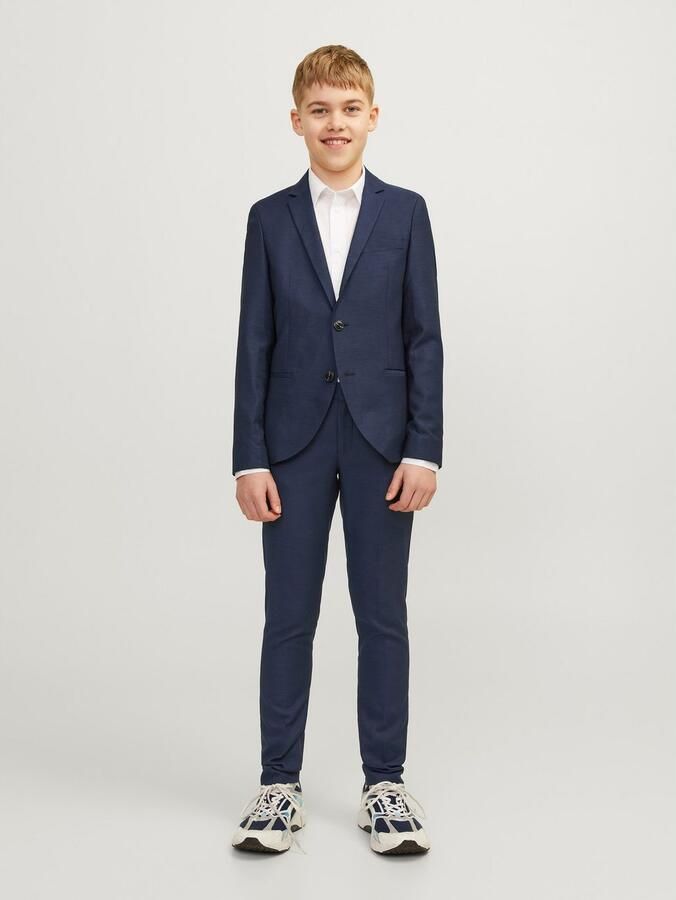 Jack & jones Regular fit pantalon met wol model 'Solaris' - Foto 3