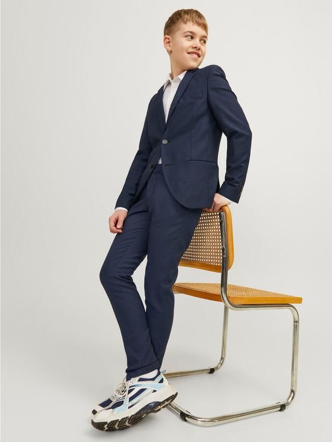 Jack & jones Regular fit pantalon met wol model 'Solaris' - Foto 5