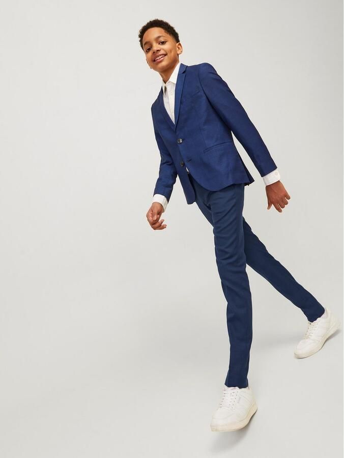 Jack & jones Regular fit pantalon met wol model 'Solaris' - Foto 3