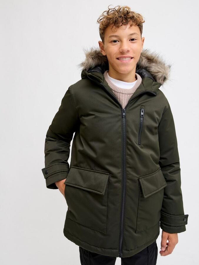 Jack & Jones Junior Parka JJCHARLIE DETACHABLE FAUX FUR PARK JNR - Foto 3