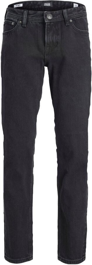 Jack & jones JUNIOR regular fit jeans JJICLARK JJORIGINAL black denim Zwart 128 - Foto 6
