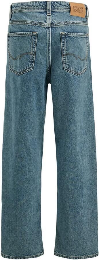 JACK & JONES JUNIOR high waist loose fit jeans medium blue denim Blauw - Foto 9