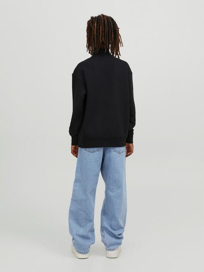 Jack & Jones Junior Relax fit jeans JJIALEX met Baggy Fit en hoge taille Slijtage-effecten modieus relaxed fit denim - Foto 5