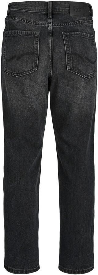 Jack & jones JUNIOR high waist relaxed jeans JJICHRIS JJORIGINAL black denim Zwart Jongens Stretchdenim 128 - Foto 6