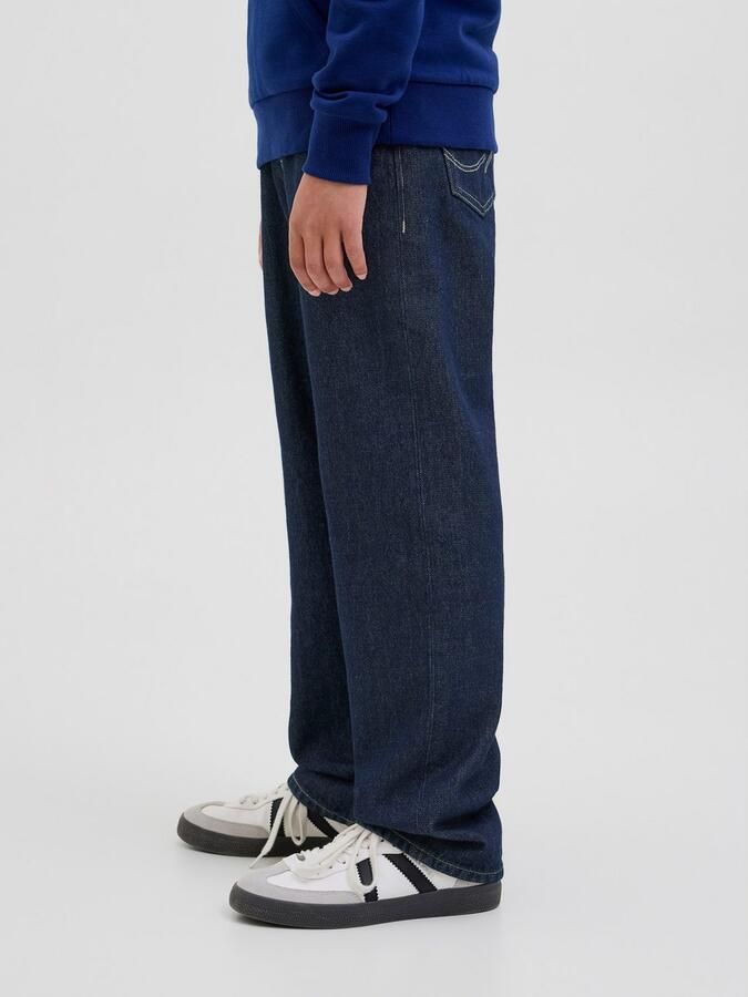 JACK & JONES JUNIOR relaxed high waist loose fit jeans dark blue denim - Foto 7