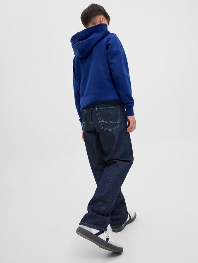 JACK & JONES JUNIOR relaxed high waist loose fit jeans dark blue denim - Foto 5
