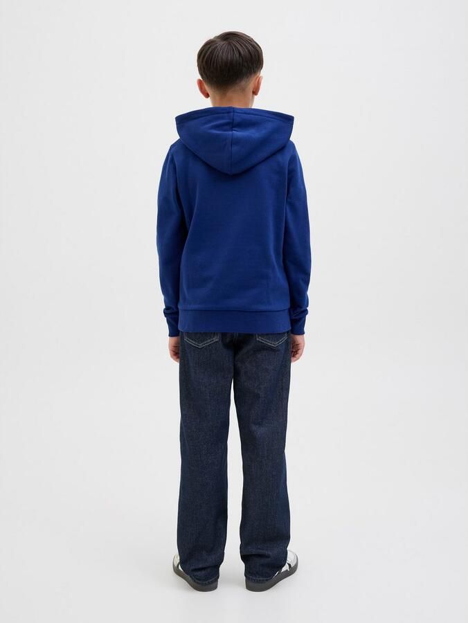 JACK & JONES JUNIOR relaxed high waist loose fit jeans dark blue denim - Foto 6