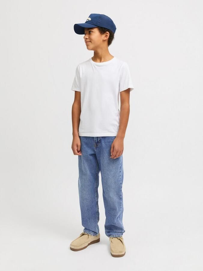 Jack & Jones Junior Relax fit jeans JJICHRIS met slijtage-effecten en hoog draagcomfort - Foto 6