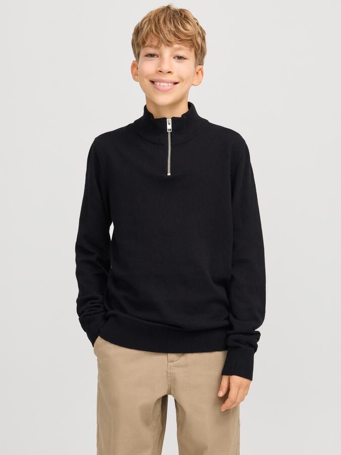 Jack & Jones Junior Schipperstrui JJEEMIL KNIT HALF ZIP NOOS JNR - Foto 7