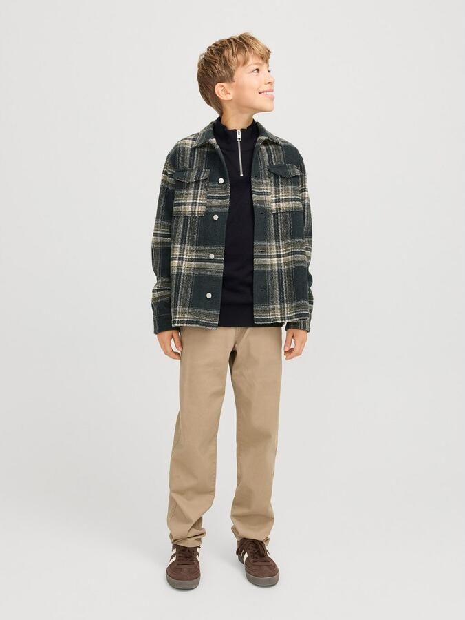 Jack & Jones Junior Schipperstrui JJEEMIL KNIT HALF ZIP NOOS JNR - Foto 4