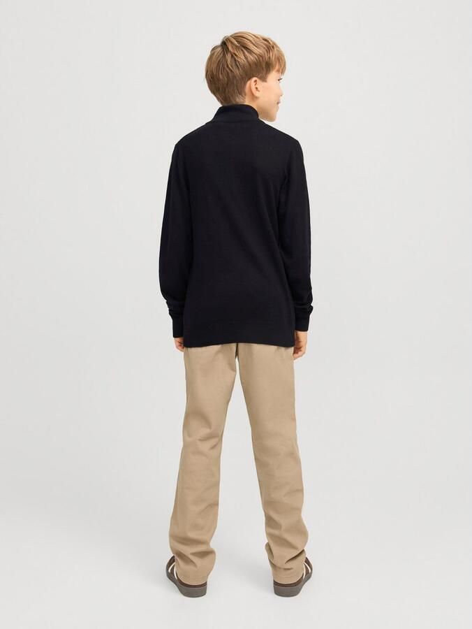 Jack & Jones Junior Schipperstrui JJEEMIL KNIT HALF ZIP NOOS JNR - Foto 5