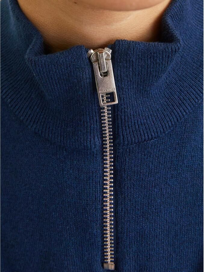 Jack & Jones Junior Schipperstrui JJEEMIL KNIT HALF ZIP NOOS JNR