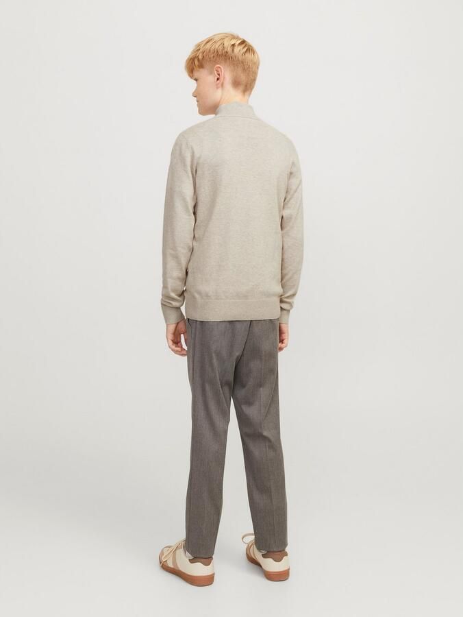 Jack & Jones Junior Schipperstrui JJEEMIL KNIT HALF ZIP NOOS JNR - Foto 3