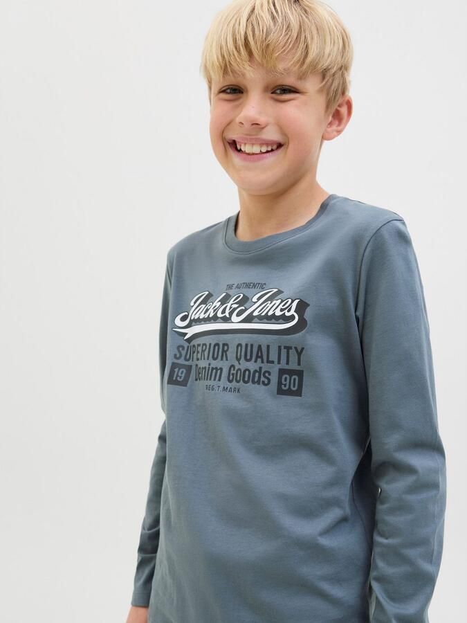 Jack & Jones Junior Shirt met lange mouwen JJELOGO TEE LS O-NEC 2 COL AW25 NOOS JNR - Foto 7