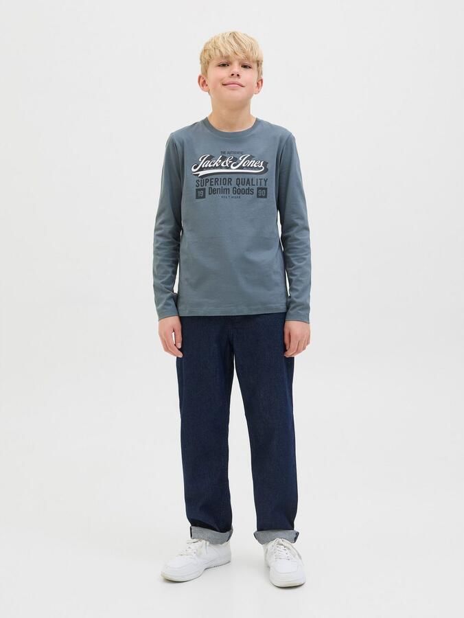 Jack & Jones Junior Shirt met lange mouwen JJELOGO TEE LS O-NEC 2 COL AW25 NOOS JNR - Foto 5
