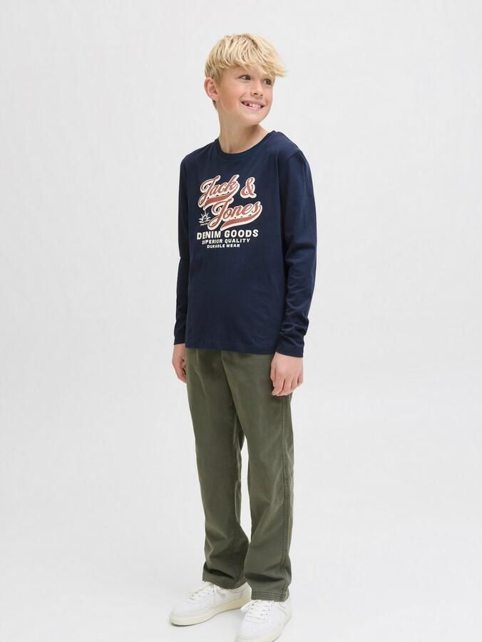 Jack & Jones Junior Shirt met lange mouwen JJELOGO TEE LS O-NEC 2 COL AW25 NOOS JNR - Foto 5