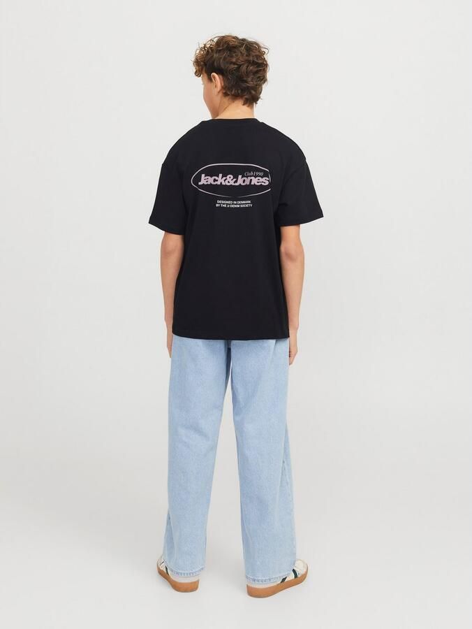 Jack & Jones Junior Shirt met ronde hals JJEBRADLEY GRAPHIC TEE SS O-NECK JNR - Foto 4