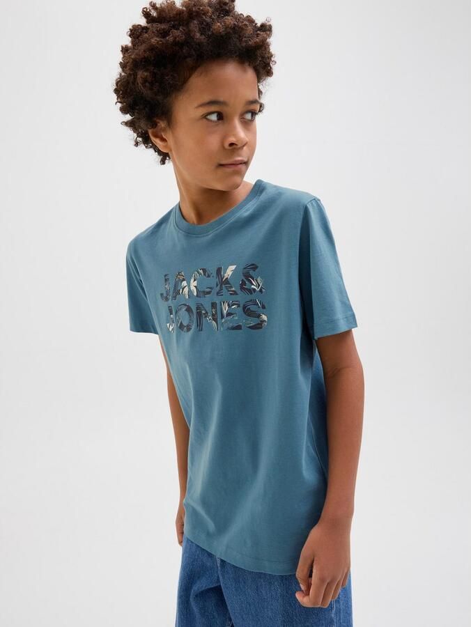 Jack & Jones Junior Shirt met ronde hals JJEBRYAN CORP LOGO TEE SS O-NECK JNR - Foto 4