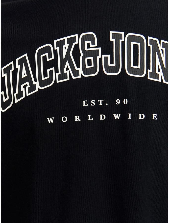 Jack & Jones Junior Shirt met ronde hals JJECALEB VARSITY TEE LS O-NECK SN JNR - Foto 3