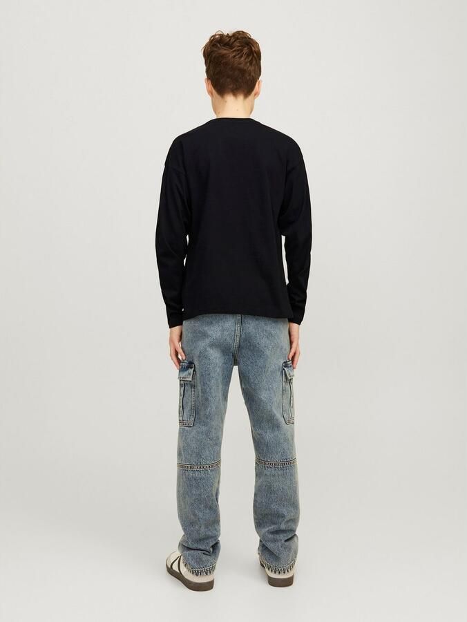 Jack & Jones Junior Shirt met ronde hals JJECALEB VARSITY TEE LS O-NECK SN JNR - Foto 6