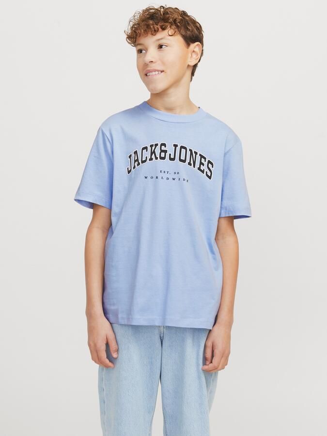 Jack & Jones Junior Shirt met ronde hals JJECALEB VARSITY TEE SS O-NECK NOOS JNR - Foto 10