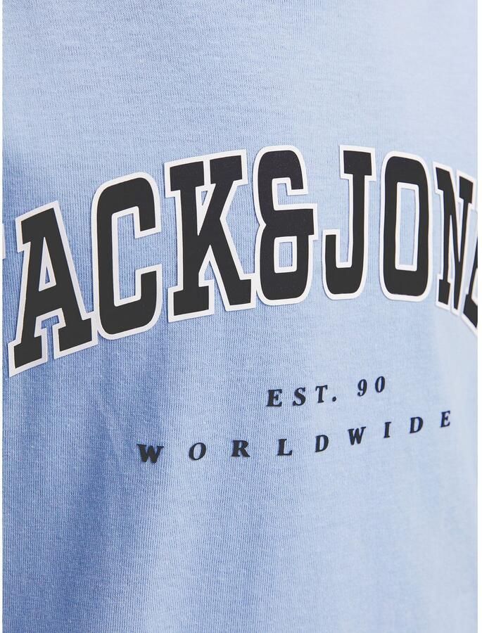 Jack & Jones Junior Shirt met ronde hals JJECALEB VARSITY TEE SS O-NECK NOOS JNR - Foto 4