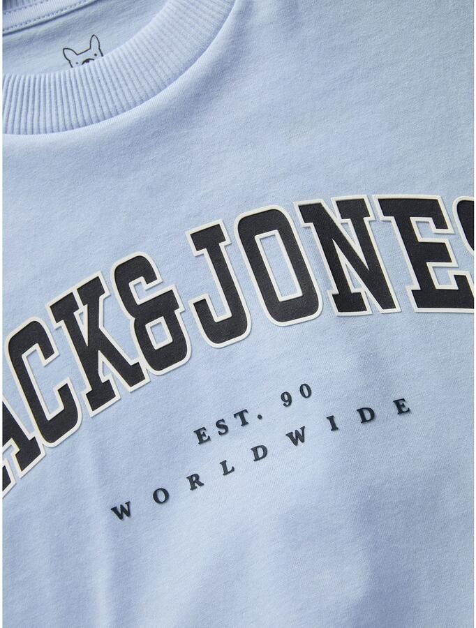 Jack & Jones Junior Shirt met ronde hals JJECALEB VARSITY TEE SS O-NECK NOOS JNR - Foto 6