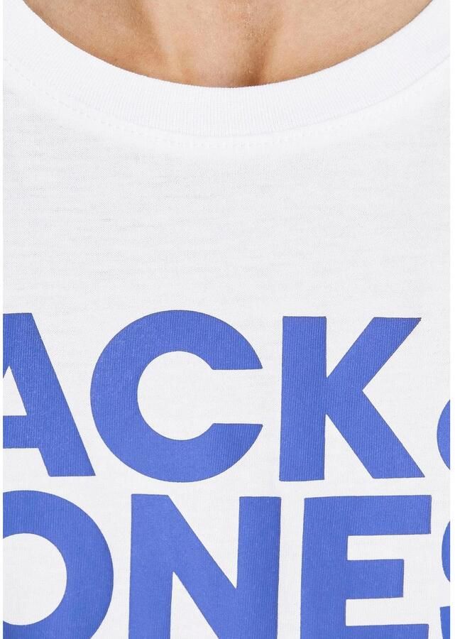 Jack & Jones Junior Shirt met ronde hals JJECORP met print en ronde hals voor een coole look bedrukt modieus regular fit single jersey ronde hals (set 2-delig) - Foto 4