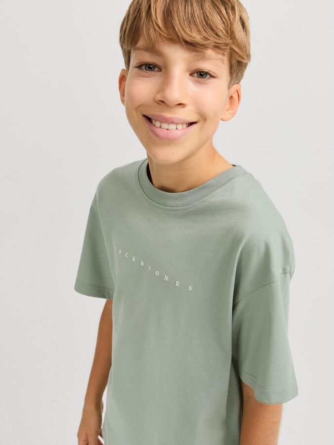 Jack & Jones Junior Shirt met ronde hals JJESTAR casual zacht ademend stijlvol - Foto 4