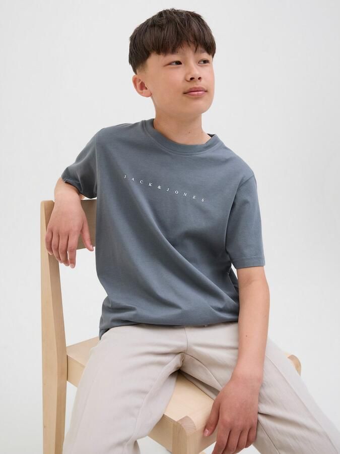 Jack & Jones Junior Shirt met ronde hals JJESTAR casual zacht ademend stijlvol - Foto 9