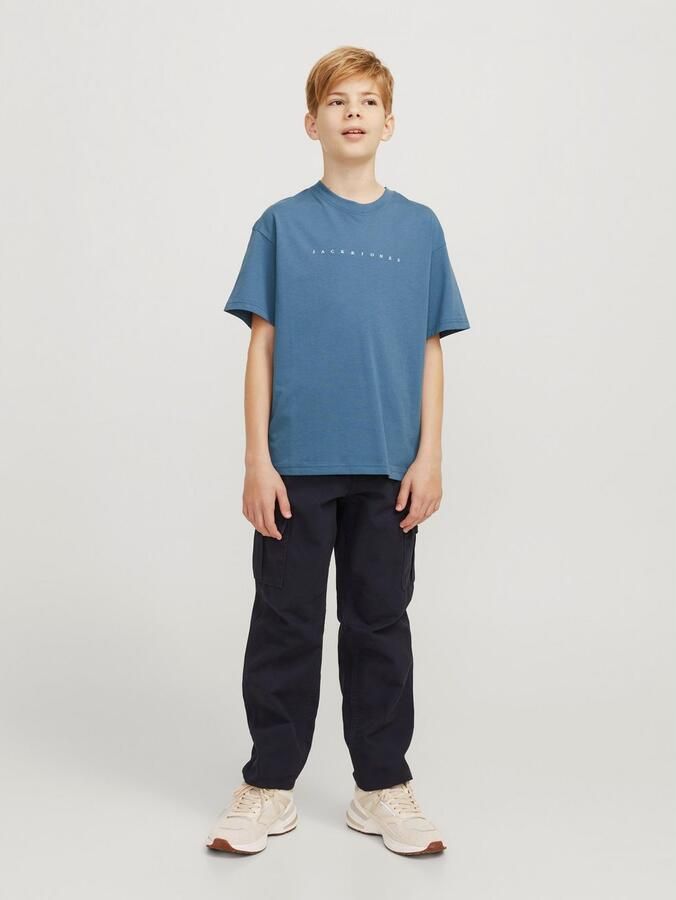 Jack & Jones Junior Shirt met ronde hals JJESTAR casual zacht ademend stijlvol - Foto 5