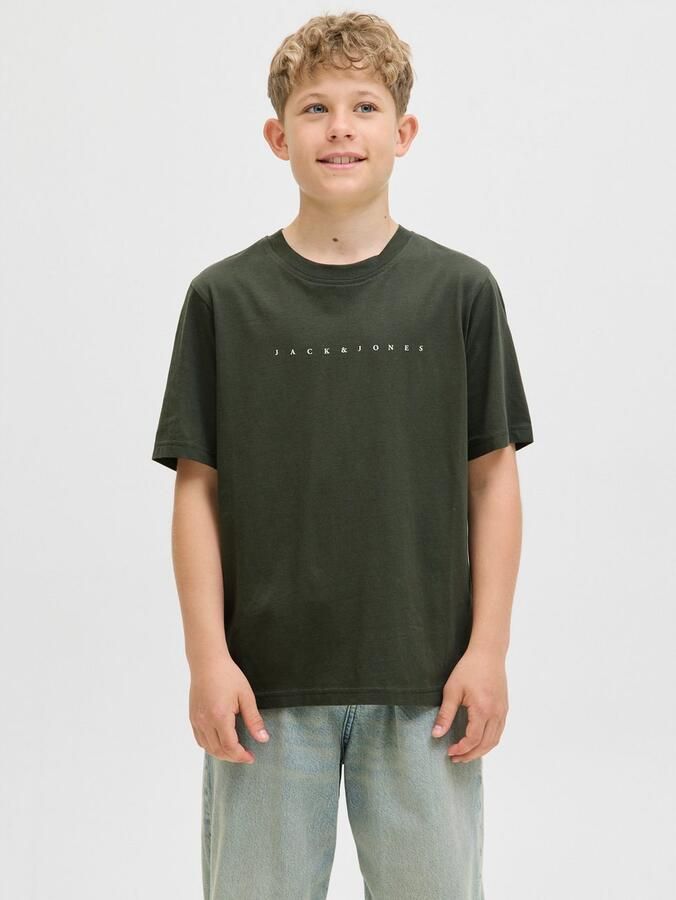 Jack & Jones Junior Shirt met ronde hals JJESTAR casual zacht ademend stijlvol - Foto 4