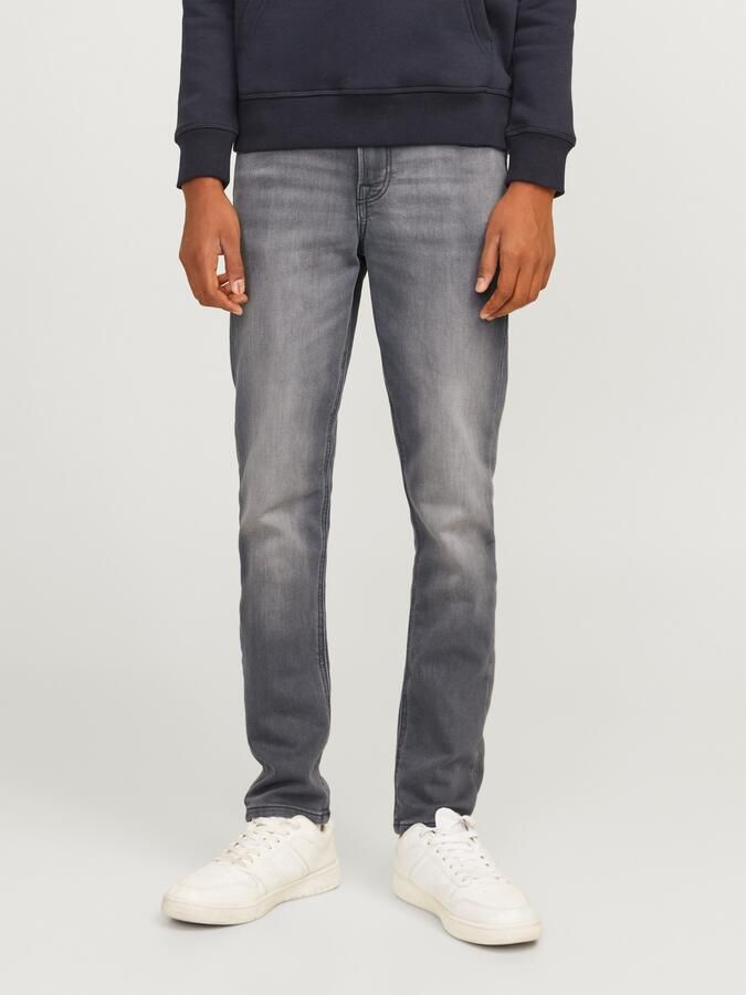 Jack & jones JUNIOR slim fit jeans JJIGLENN JJORIGINAL grey denim Grijs Jongens Stretchdenim 128 - Foto 10