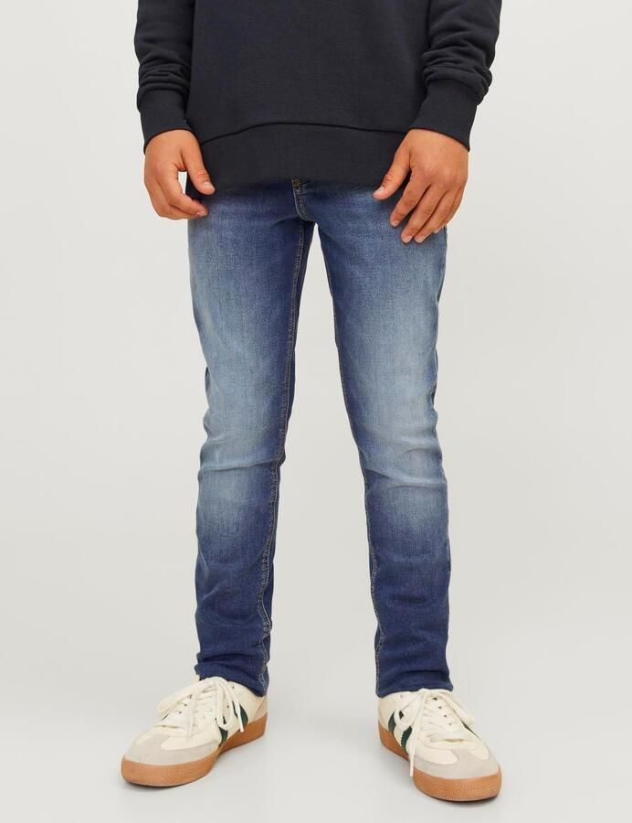 Jack & jones JUNIOR slim fit jeans JJIGLENN JJORIGINAL blue denim 2 Blauw Jongens Stretchdenim 128 - Foto 10