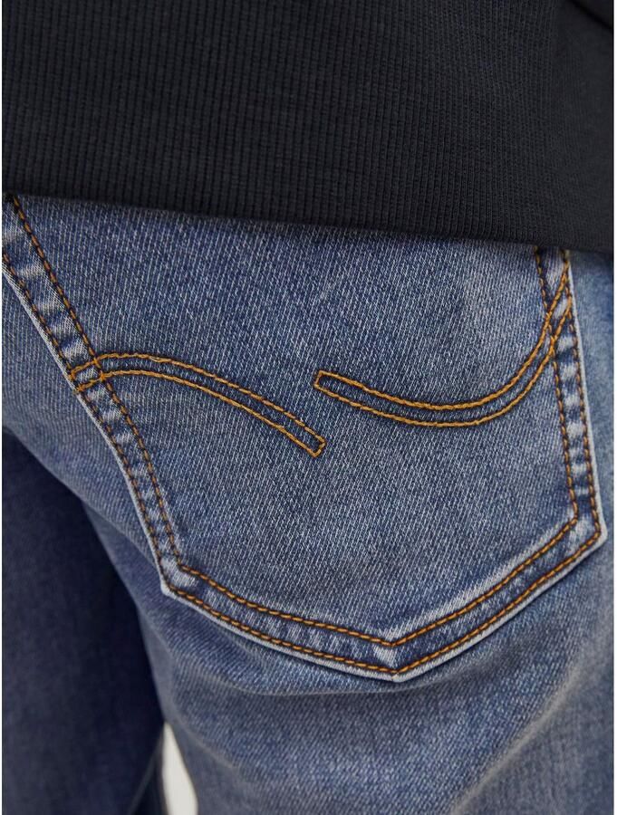 Jack & jones JUNIOR slim fit jeans JJIGLENN JJORIGINAL blue denim 2 Blauw Jongens Stretchdenim 128 - Foto 4