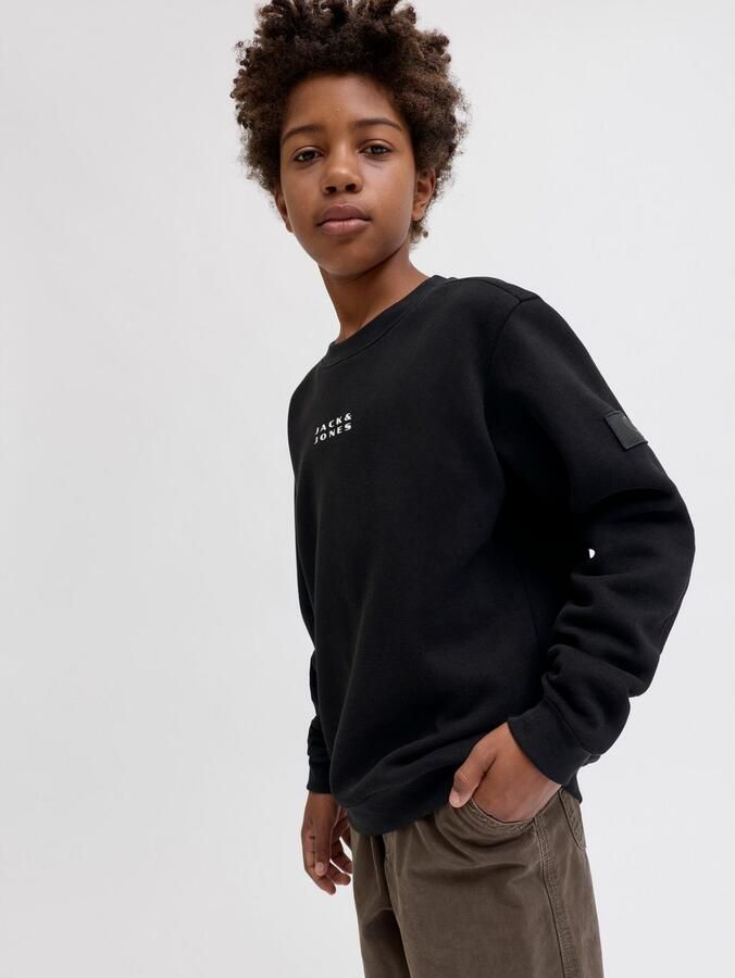 Jack & Jones Junior Sweatshirt JCOPOINT SWEAT BADGE CREW NECK BF JNR - Foto 3