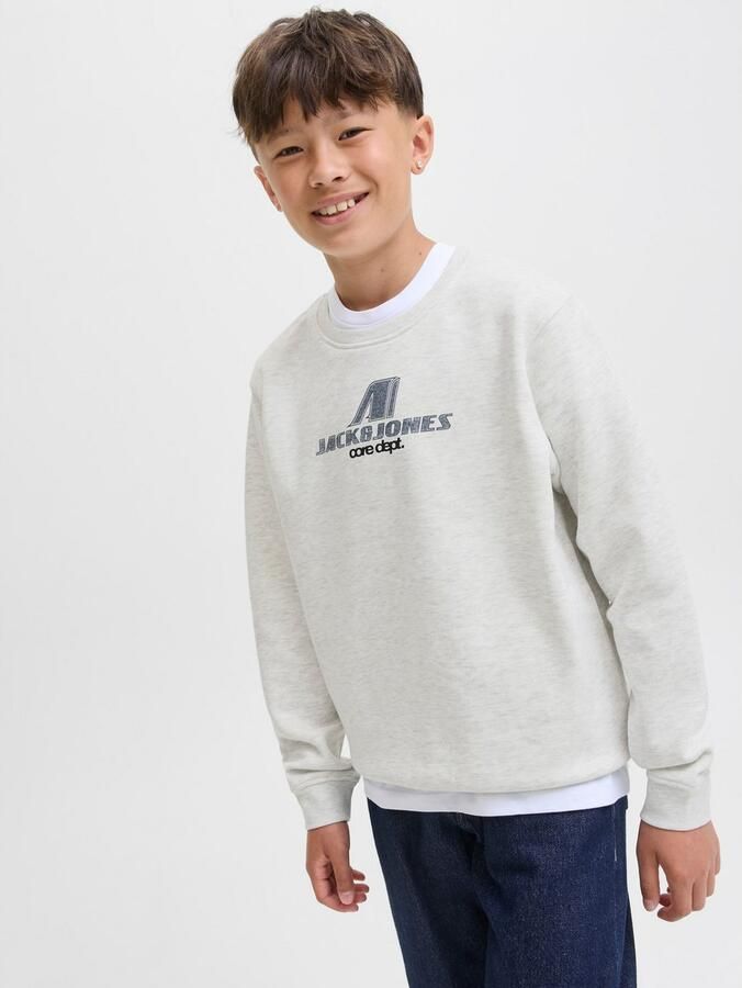 Jack & Jones Junior Sweatshirt JCOTIER PRINT SWEAT CREW NECK SN JNR - Foto 4